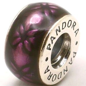 Pandora purple spacer bead